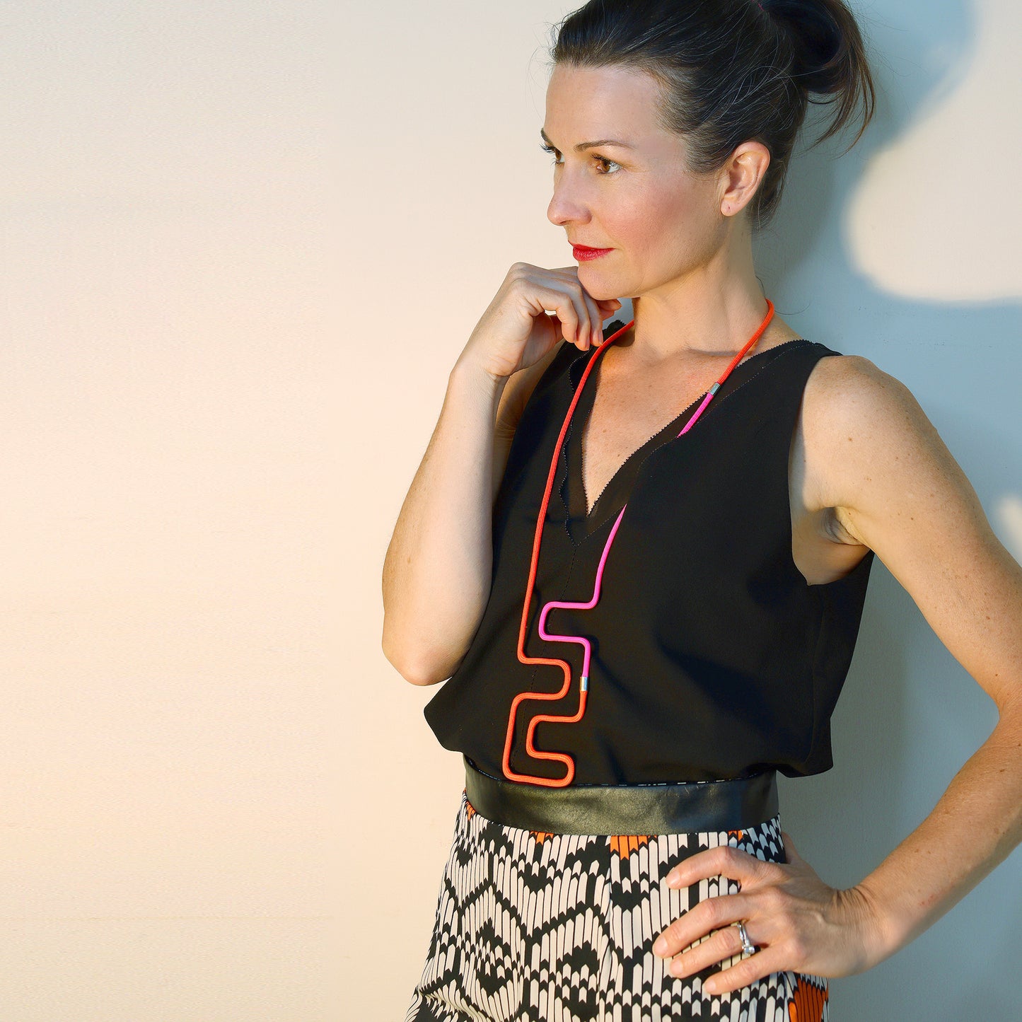 Linea 24 Mid-Century Duotone Necklace