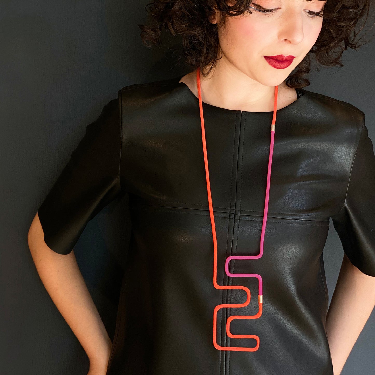 Linea 24 Mid-Century Duotone Necklace