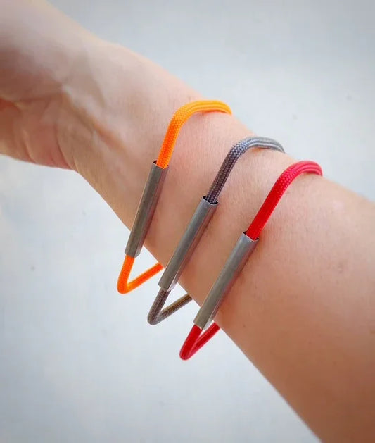 Rainbow Color Bangle Bracelets - Half Moon Shape - Set of 3, 6, or 9