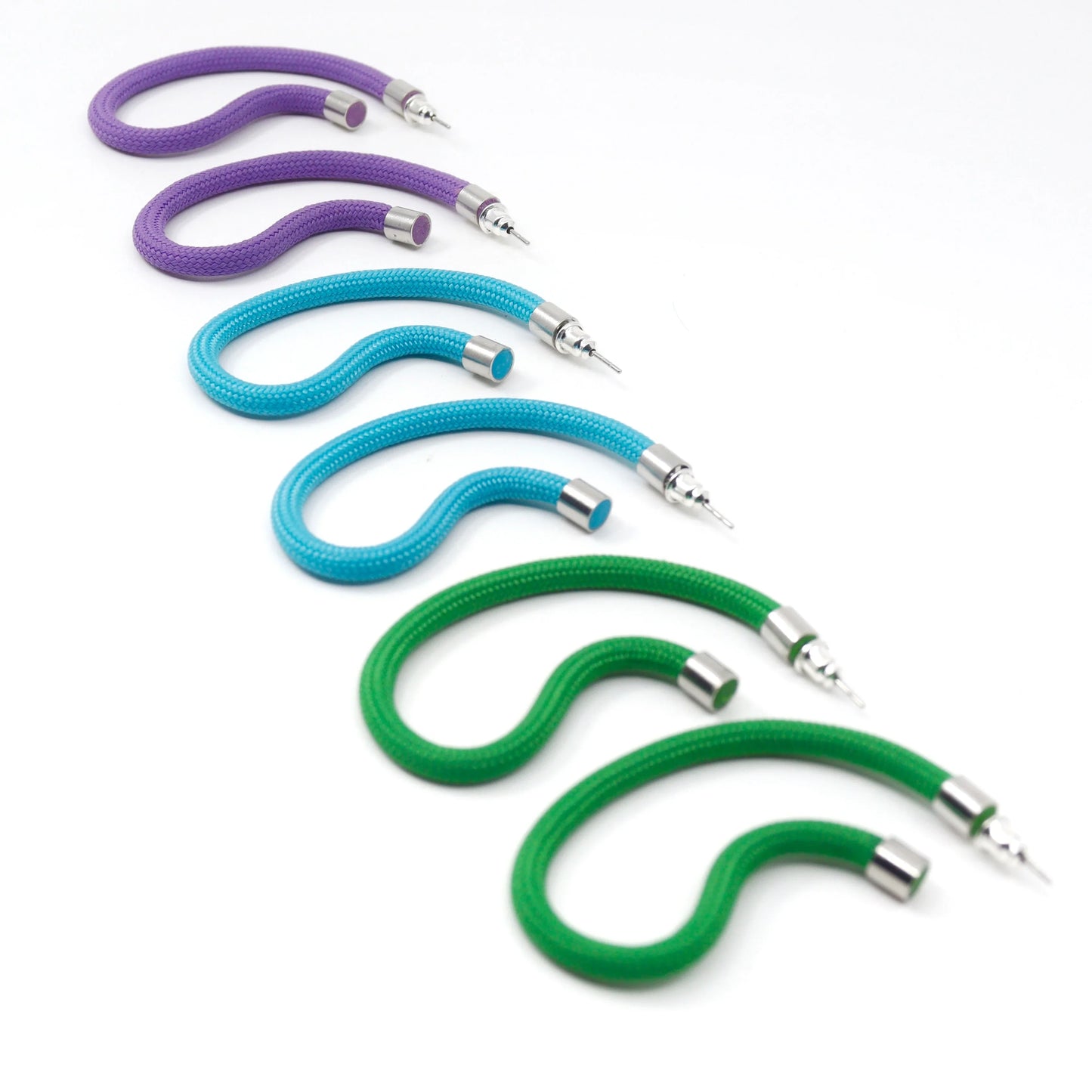 Colorful Petal Earrings - Minimalist Modern Jewelry - Create matching sets