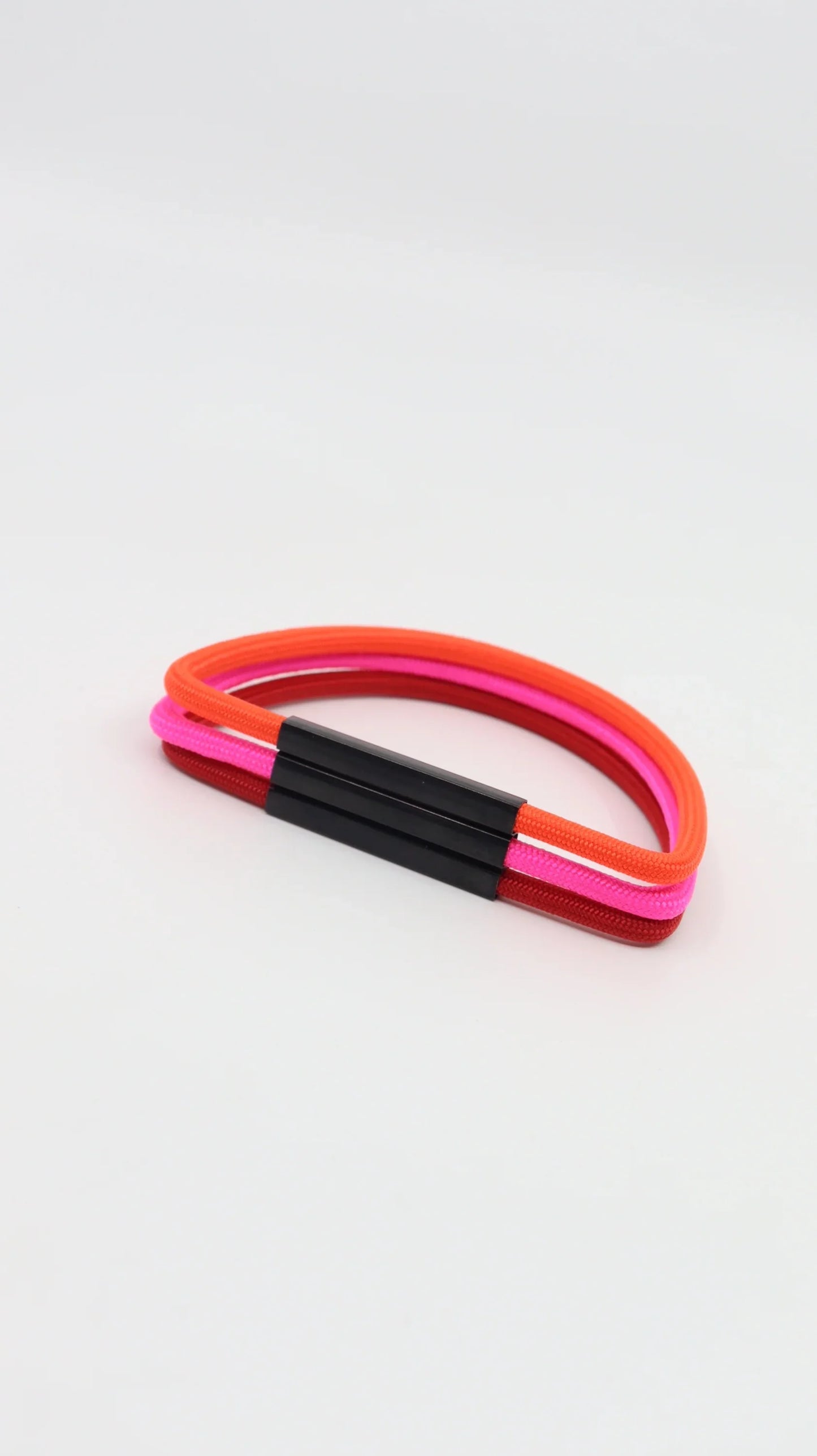 Rainbow Color Bangle Bracelets - Half Moon Shape - Set of 3, 6, or 9