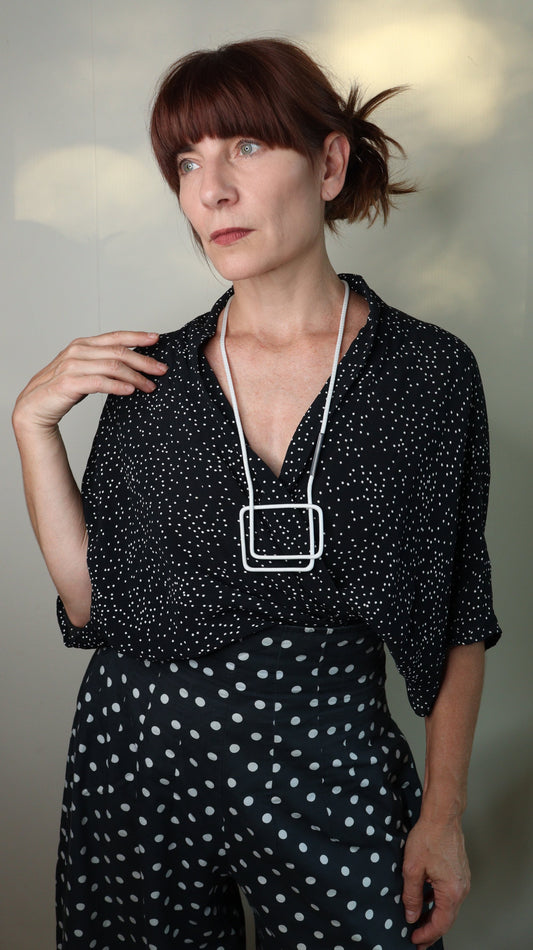 Linea 5 Rectangular Geometric Necklace