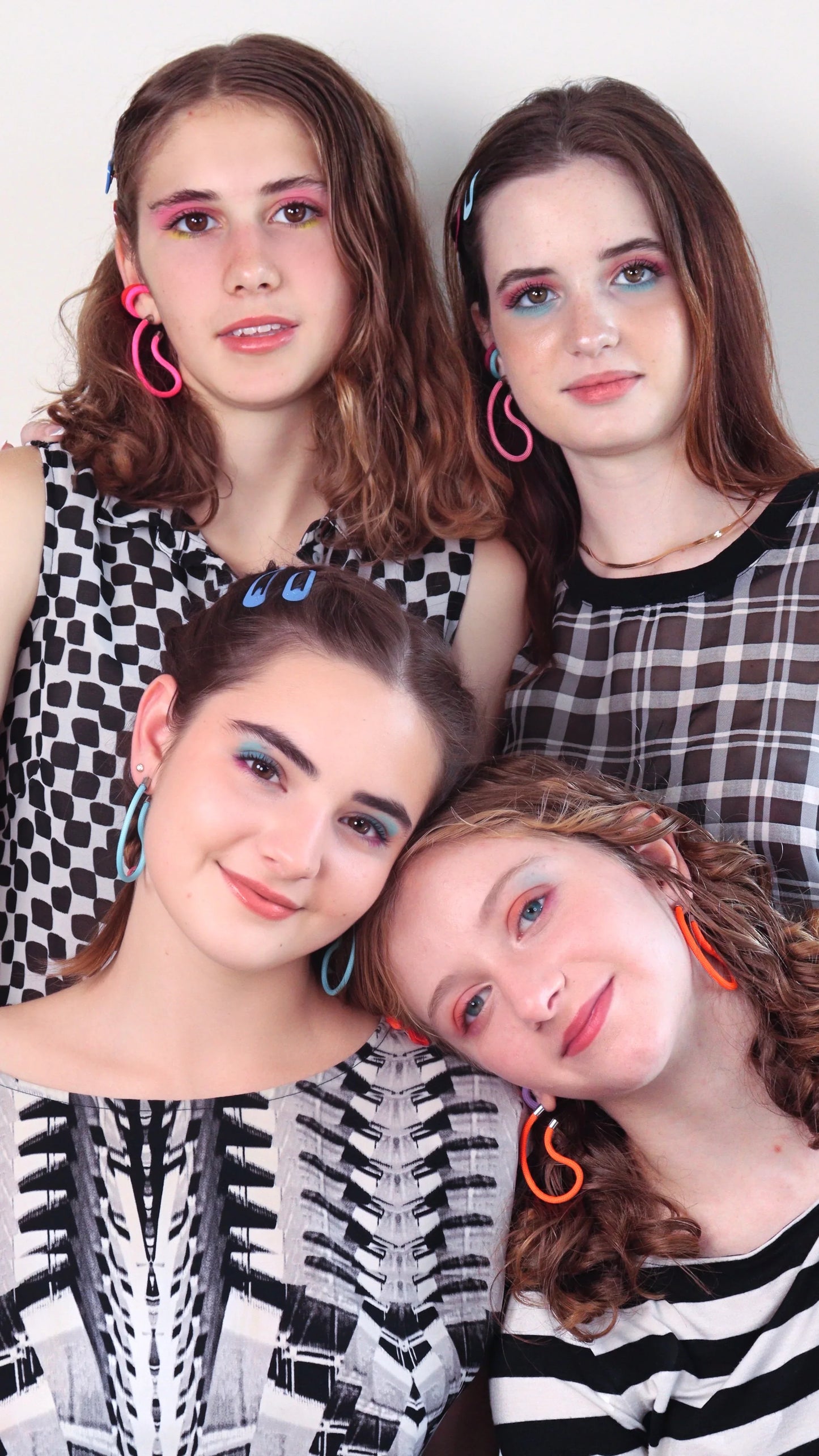 Colorful Petal Earrings - Minimalist Modern Jewelry - Create matching sets