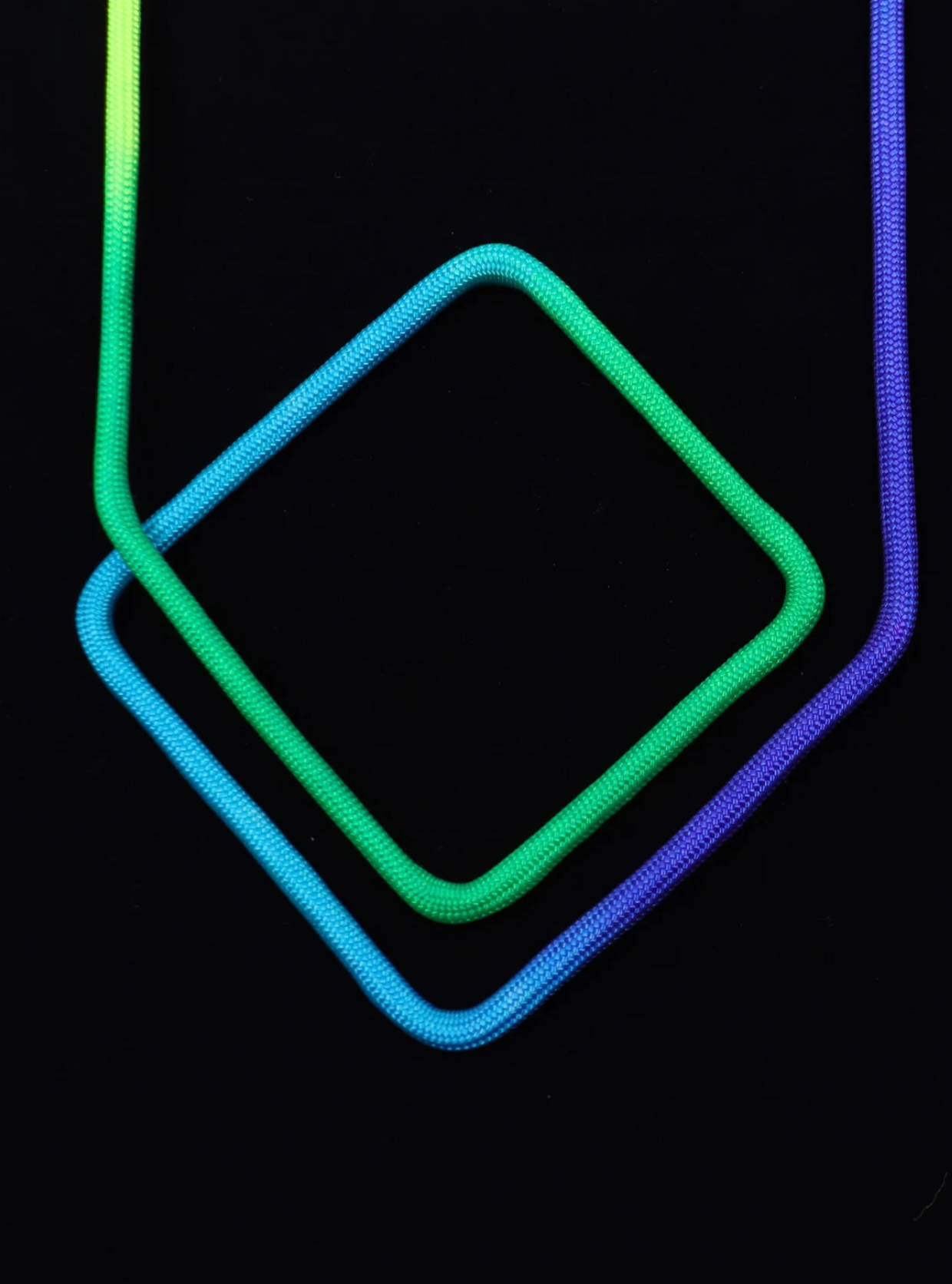 Linea 38: Diamond Rainbow Necklace | Modern Minimalist Jewelry