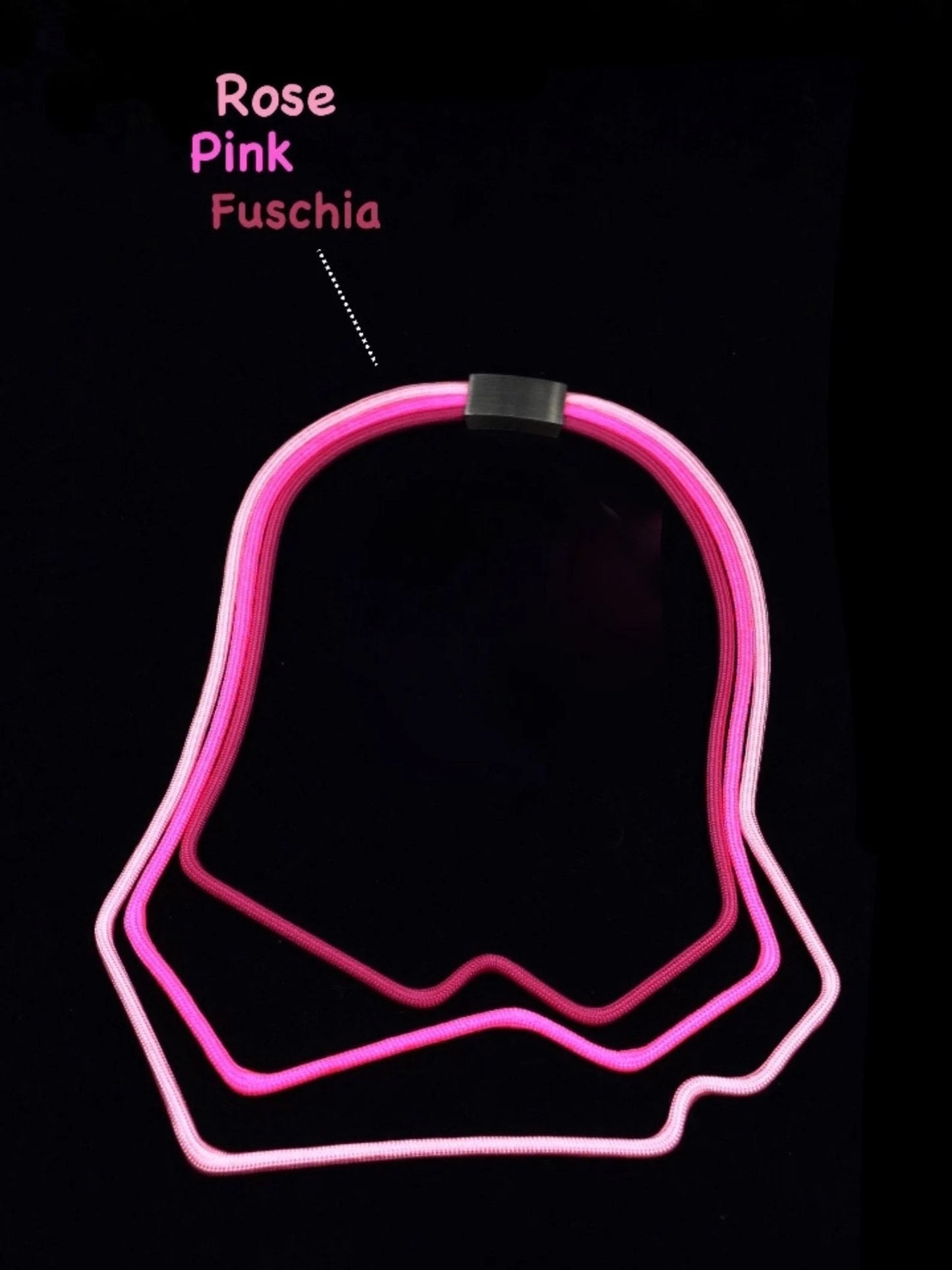 Linea 42: Geometric tri-color Necklace | Contemporary Minimalist Jewelry